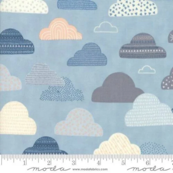 Moda - Wild & Free - Clouds Blue - 35313 15