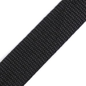 Gurtband Taschenband 25 mm - schwarz