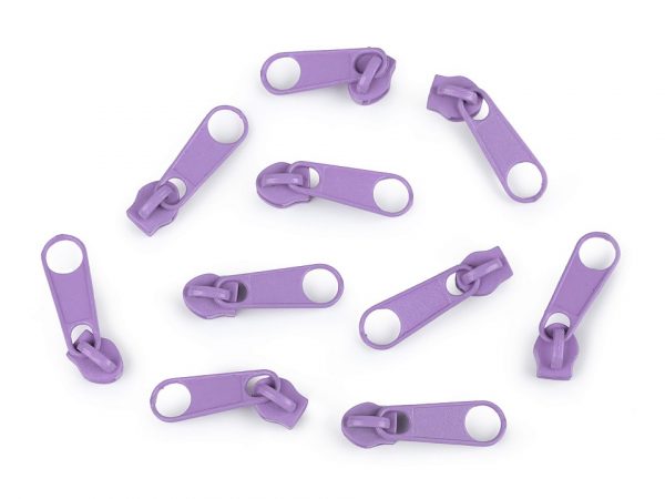 Reißverschluß-Schieber für 3 mm Endlos-Reißverschluß - Lavendel