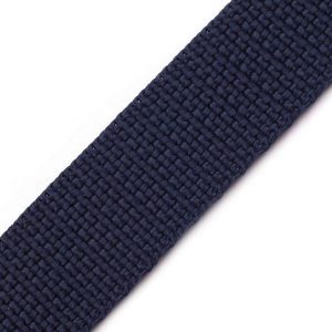 Gurtband Taschenband 25 mm - dunkelblau-grau