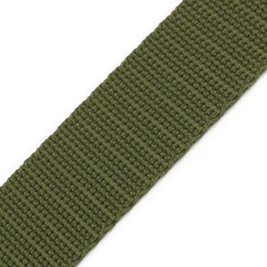 Gurtband Taschenband 25 mm - olivgrün