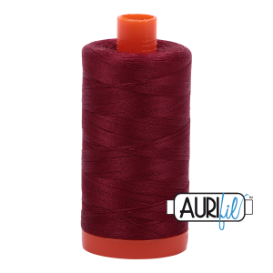 Baumwoll-Garn - Aurifil - 50wt/1300m - Dark Carmine Red - MK50SP2460