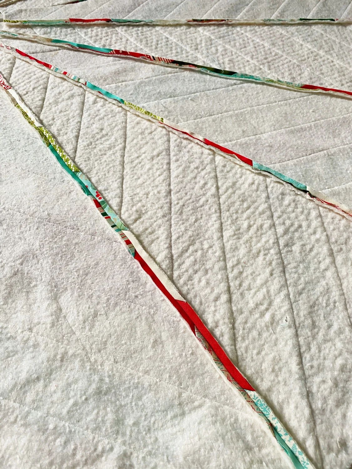 Weihnachtsbaum-Röckchen - ein Jelly-Roll-Projekt