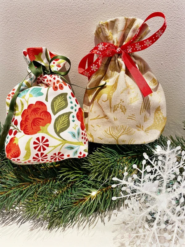 Beutelchen nähen, als Geschenkverpackung oder Adventskalender