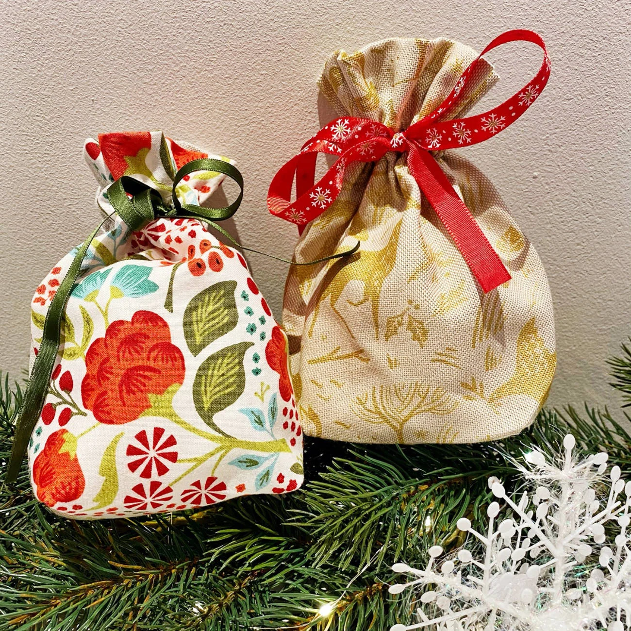 Beutelchen nähen, als Geschenkverpackung oder Adventskalender