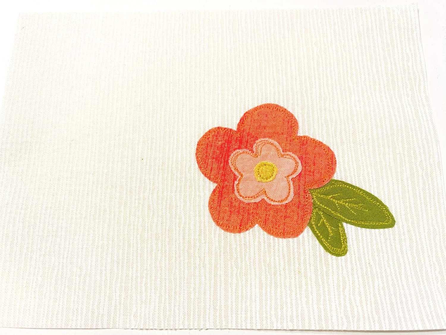 Raw Edge Appliqué Tutorial