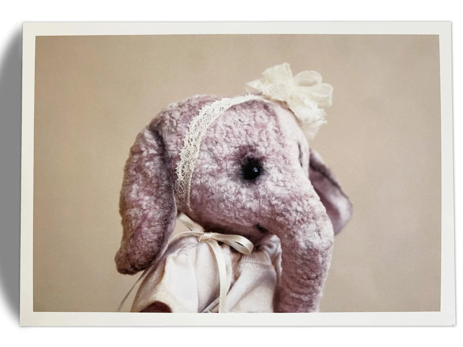 Kuscheltier-Postkarte "Kleine Freunde" - Elefant "Lucile" - 6.F091