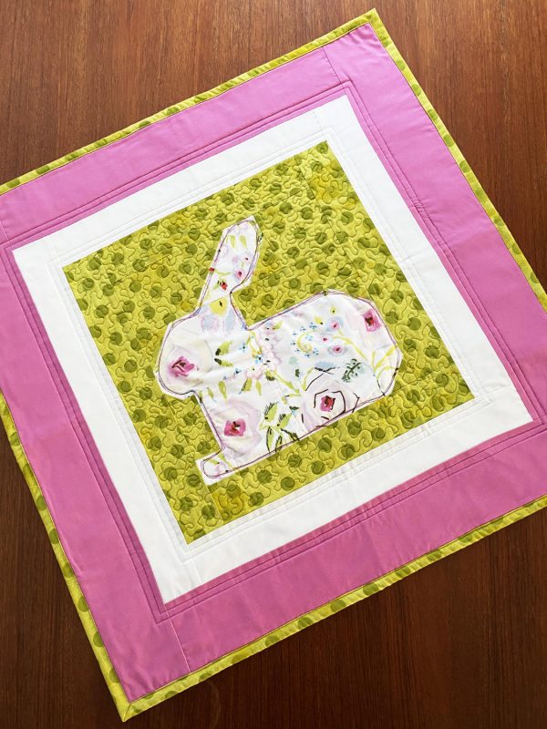 Mitteldecke / Miniquilt "Hase"