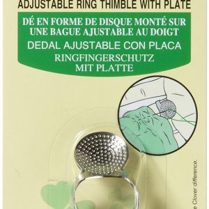 Clover - Adjustable Ring Thimble - Ringfingerhut mit Platte - 611