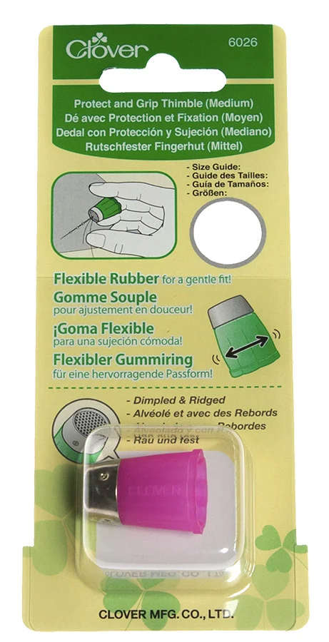 Clover - Protect & Grip - Rutschfester Fingerhut - medium - 6026