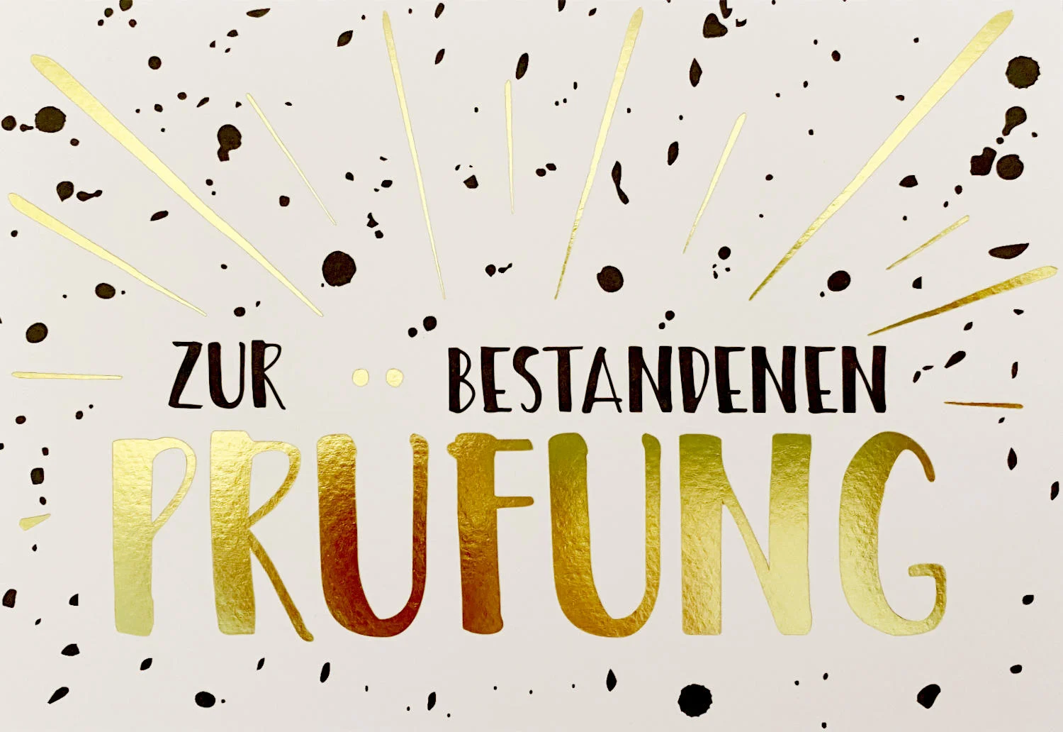 Grußkarte - Taurus - Zur bestandenen Prüfung - 80-1462