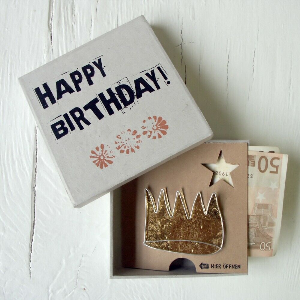 good old friends Geldgeschenkbox Happy Birthday Serendipity Quilts