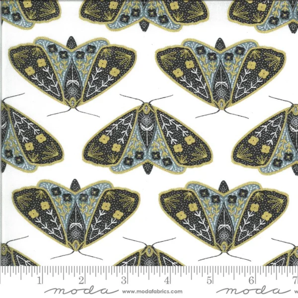 Moda - Dwell in Possibility - Dainty Moths Ivory Sky - 48311-29M