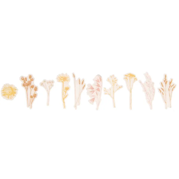 Rico Design - Washi Sticker - Trockenblumen - 200 Stück - 300046
