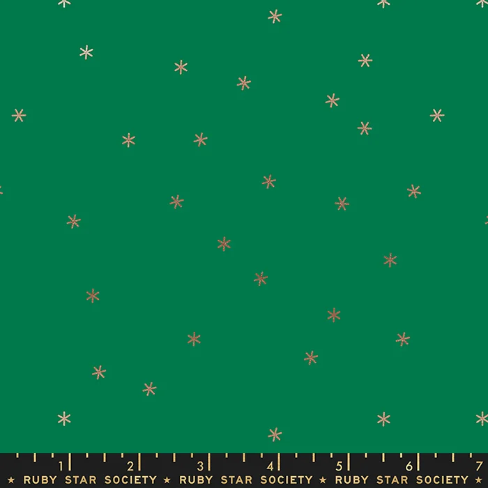 Moda - Ruby Star Society - Spark - Metallic Evergreen - RS0005 53M