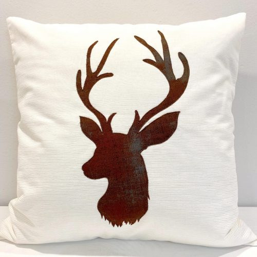 Kissenhülle "Hirschkopf"