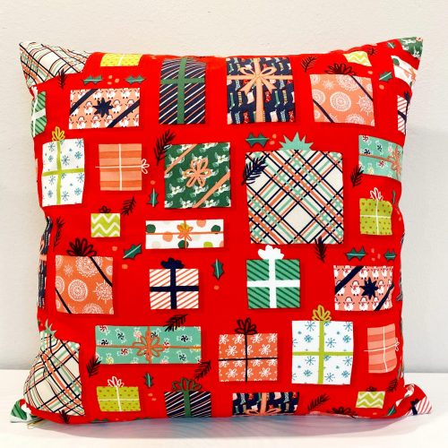 Kissenhülle "Weihnachtsgeschenke"