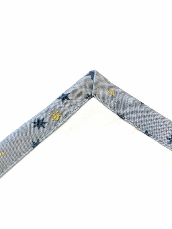 Mitteldecke / Wandquilt "White Christmas" mit Hexagonen