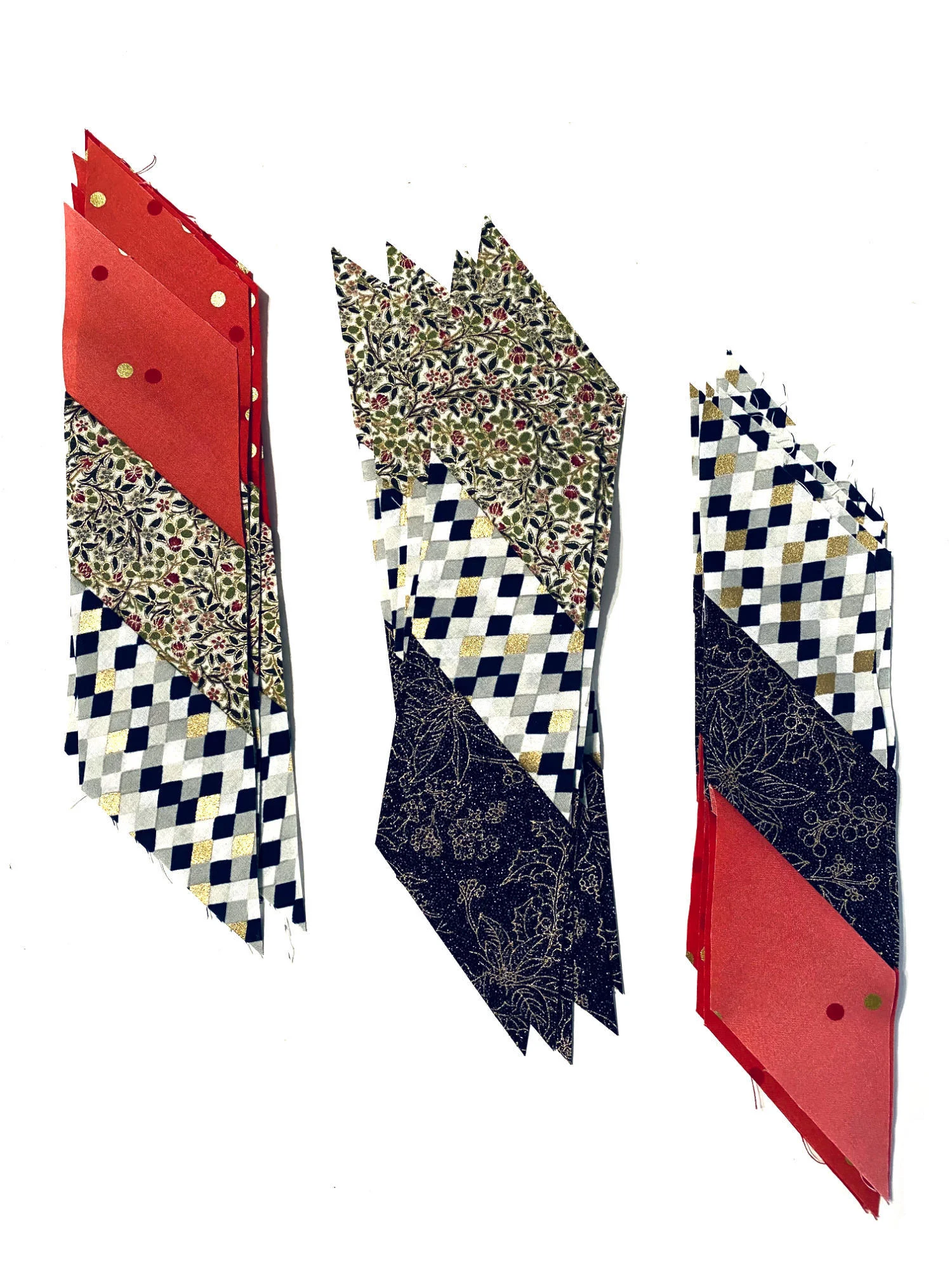 Weihnachtlicher Lone Star - als Tischdecke oder Wandquilt