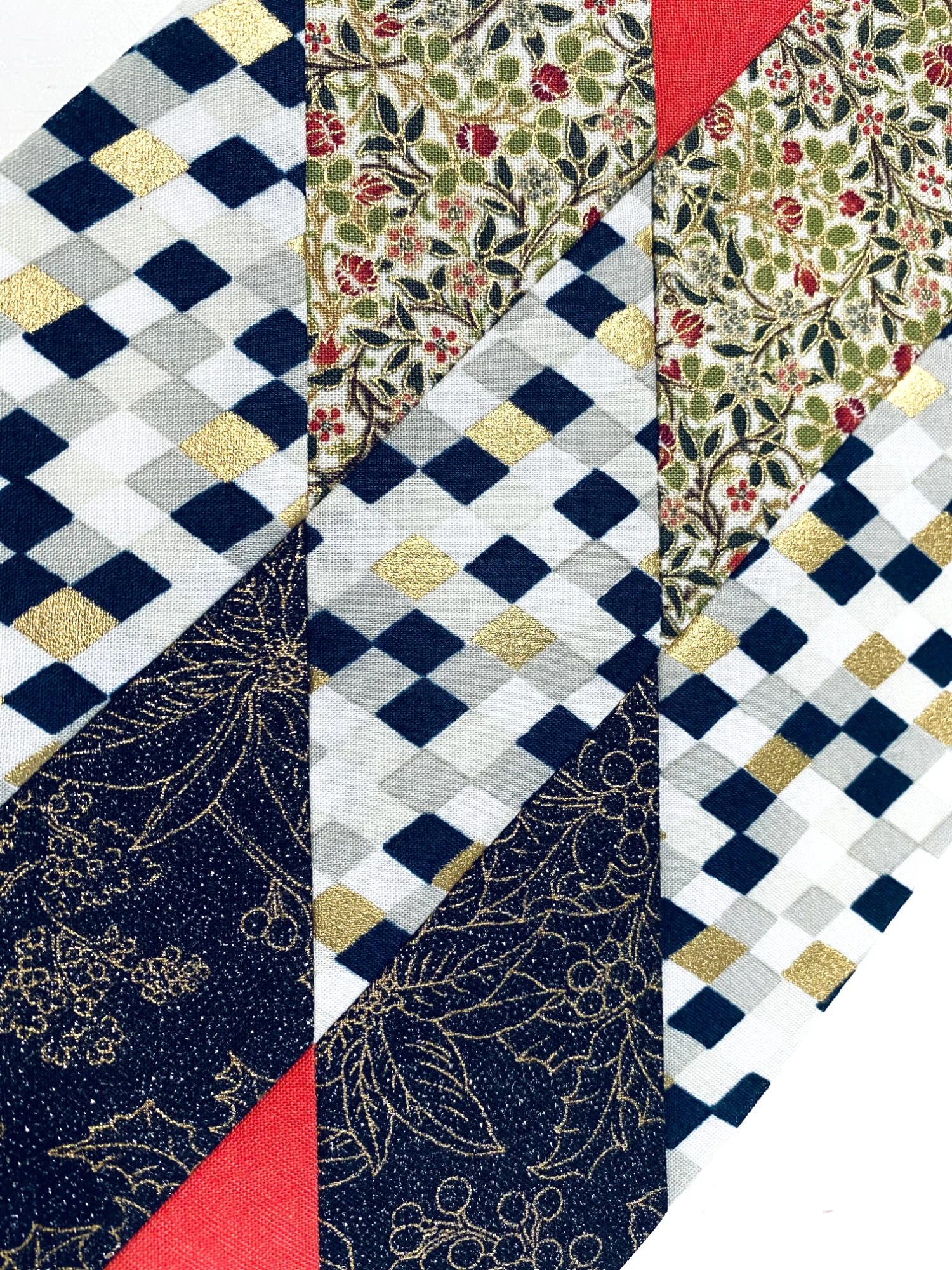 Weihnachtlicher Lone Star - als Tischdecke oder Wandquilt