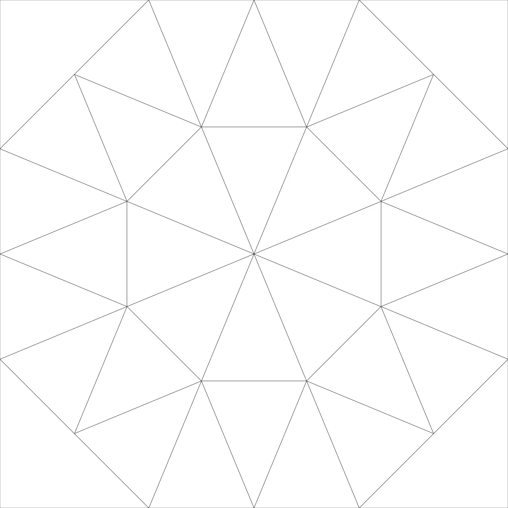 Ausmalvorlage Kaleidoscope 2