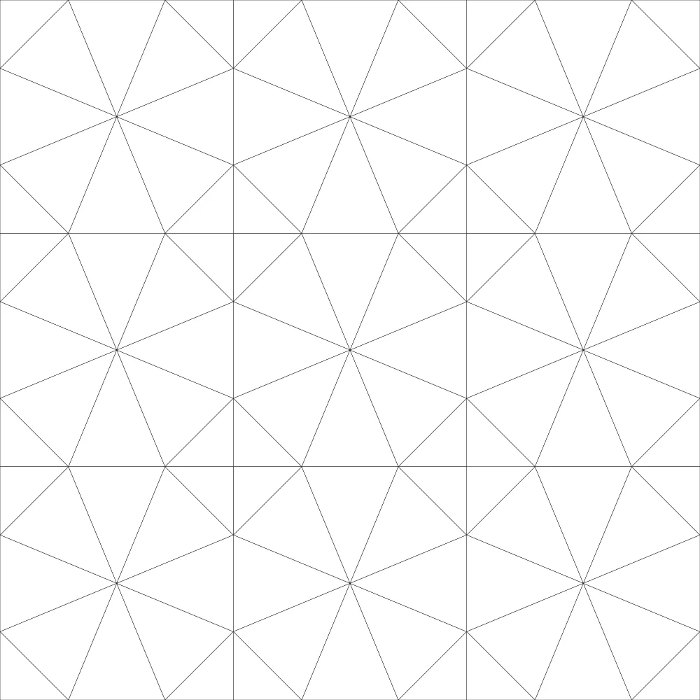 Ausmalvorlage Kaleidoscope Block