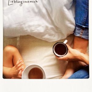 Postkarte - Lieblingsmensch - Kaffeetrinken im Bett - Pickmotion - ZG-0215