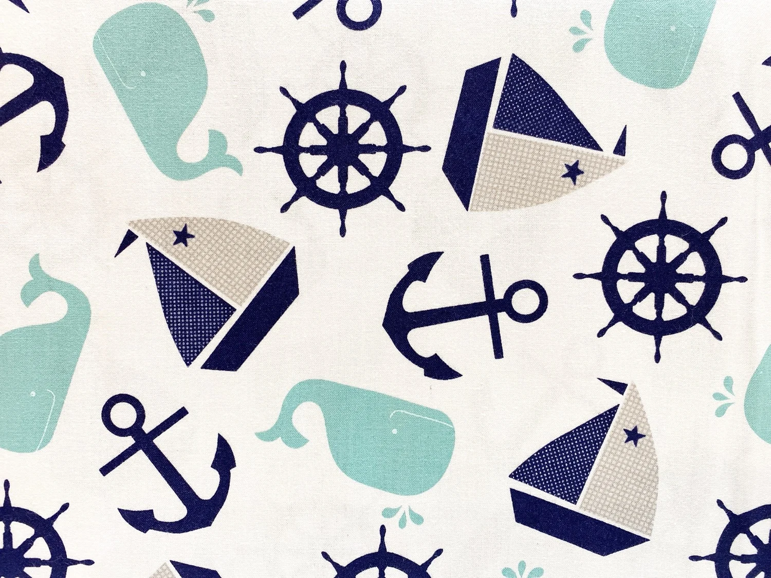 Clothworks - Nautical Treasure - Maritime Motive auf weiß