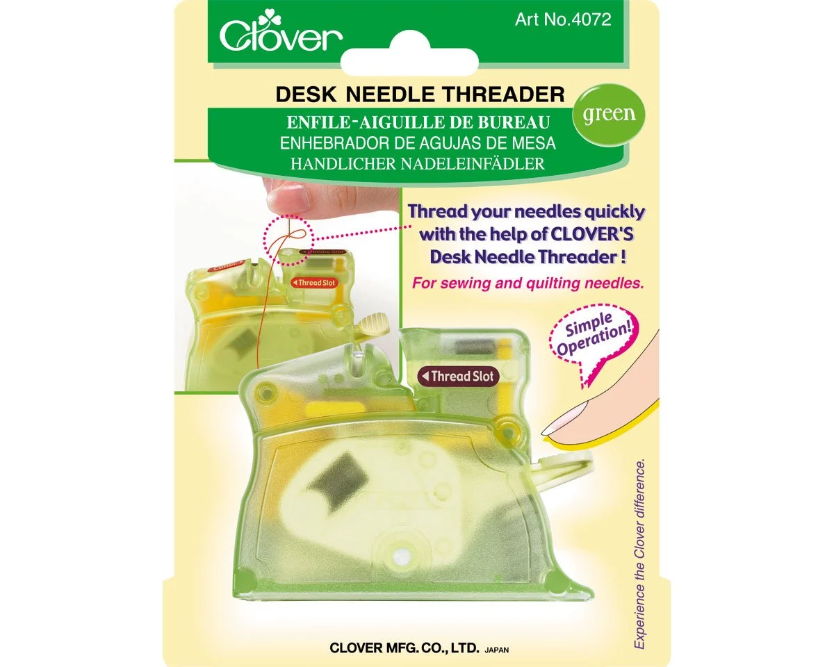 Clover - Tisch-Nadeleinfädler - grün - 4072
