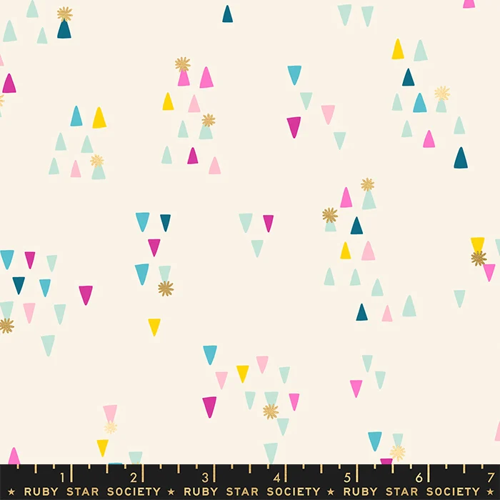 Moda - Birthday - Party Hats Buttercream - Ruby Star Society - RS2046 11M