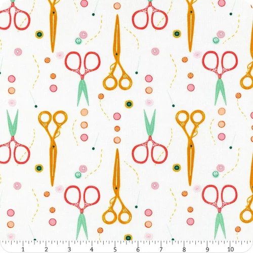 Moda - Sew Wonderful - Cut It Out Powder - Paper + Cloth - 25112 11