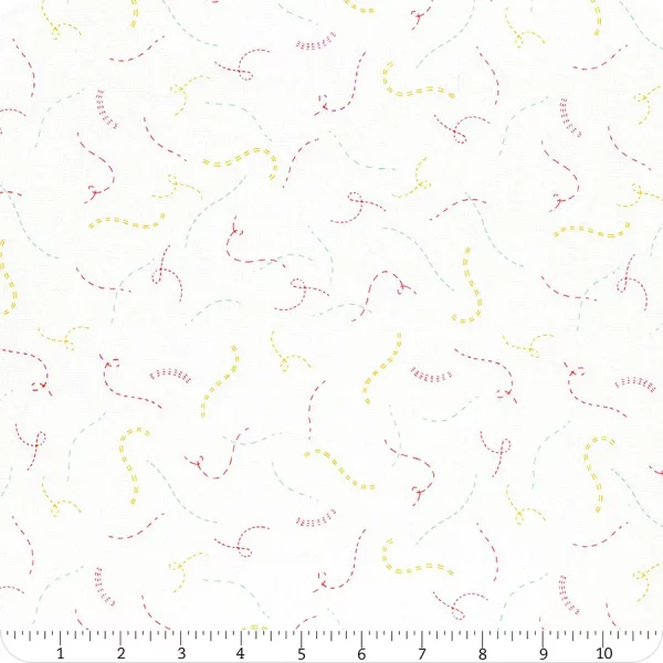 Moda - Sew Wonderful - Stitch in Time Powder - Bunte Nähte - Paper + Cloth - 25116 11
