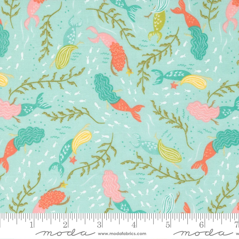 Moda - The Sea and Me - Mermaid Dance Seafoam - Stacy Iest Hsu - 20792 13