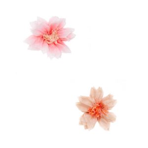 Seidenpapierblumen "Sakura" Kirschblüten - 2 Stück, rosa & koralle, 25 cm - Paper Poetry / Rico Design - 400187