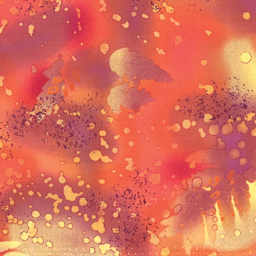 Fossil Fern - Flaming Sunset - Benartex - 528-87