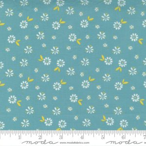 Moda Fabrics - Seashore Drive - Blossom Teal - Sherri & Chelsi - 37622 18