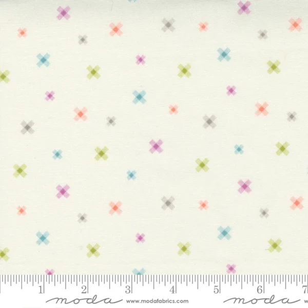 Moda Fabrics - Seashore Drive - Crosses Ivory - Sherri & Chelsi - 37623 12