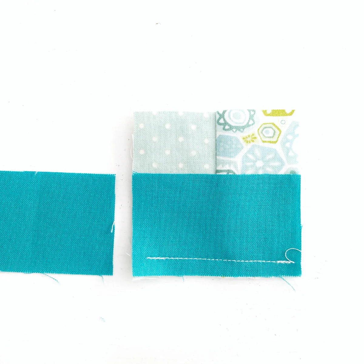 Log Cabin Patchwork Block