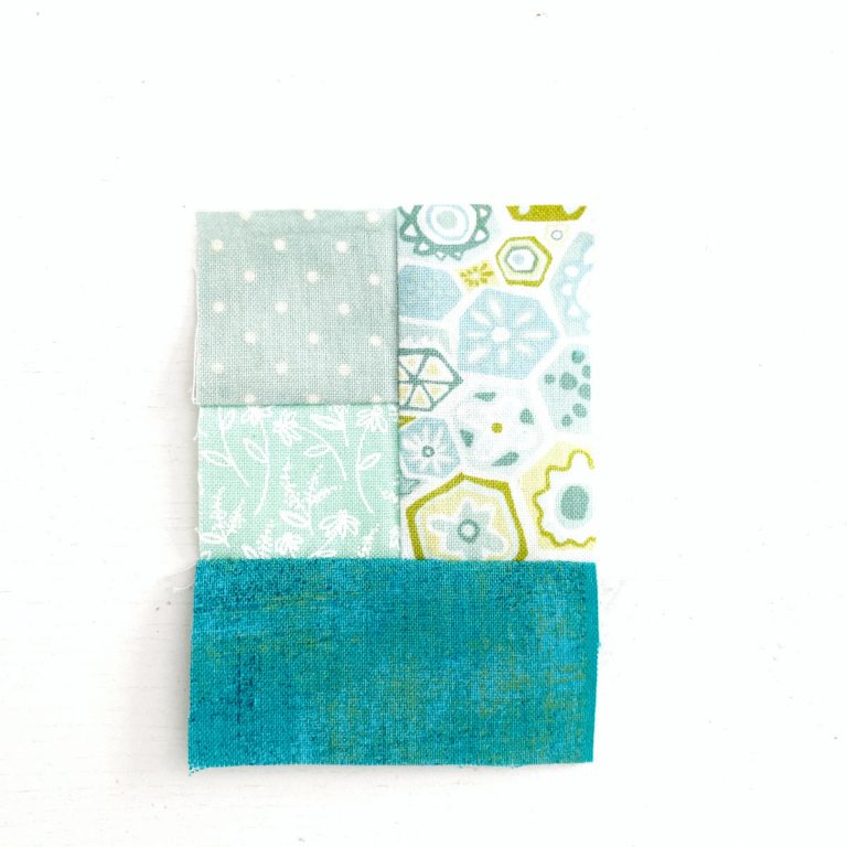 Log Cabin Patchwork Block