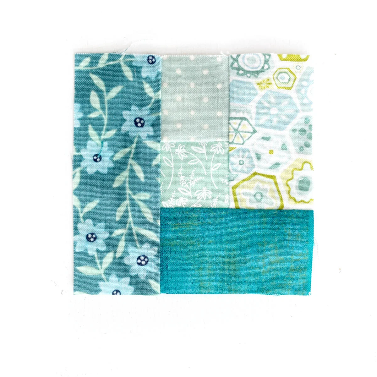 Log Cabin Patchwork Block