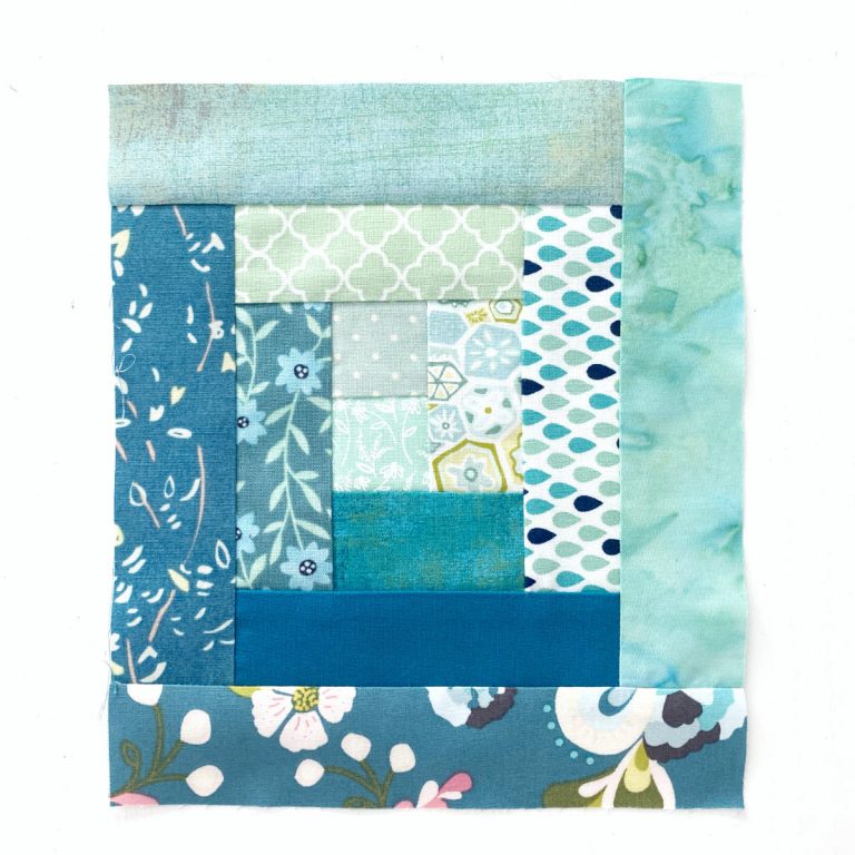 Log Cabin Patchwork Block