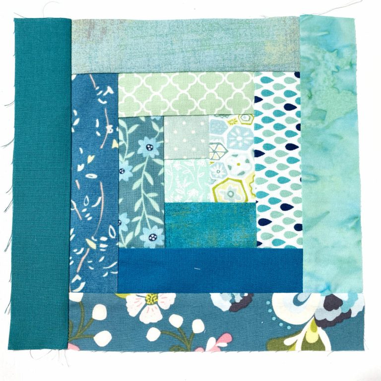Log Cabin Patchwork Block