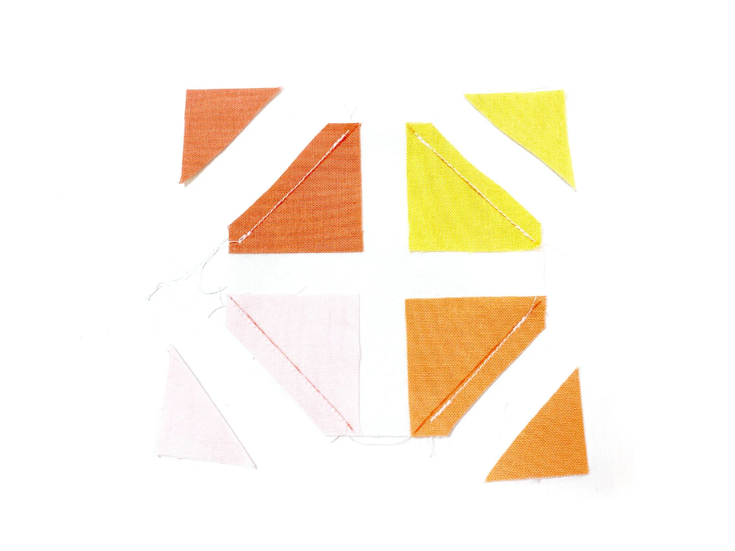 Snowball Patchwork Block