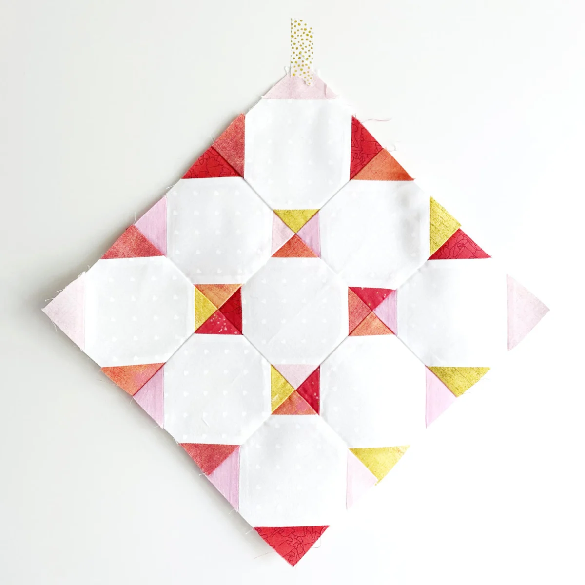 Snowball Patchwork Block
