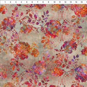 Halcyon - Roses Red - Jason Yenter - In the Beginning Fabrics - 2HN1