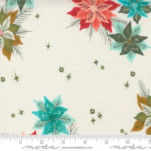 Moda - Cheer & Merriment - Poinsettia Mix Natural - Fancy That Design House - 45531 11