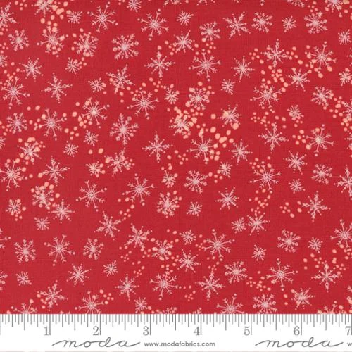 Moda - Cheer & Merriment - Snowfall Cranberry - Fancy That Design House - 45535 13