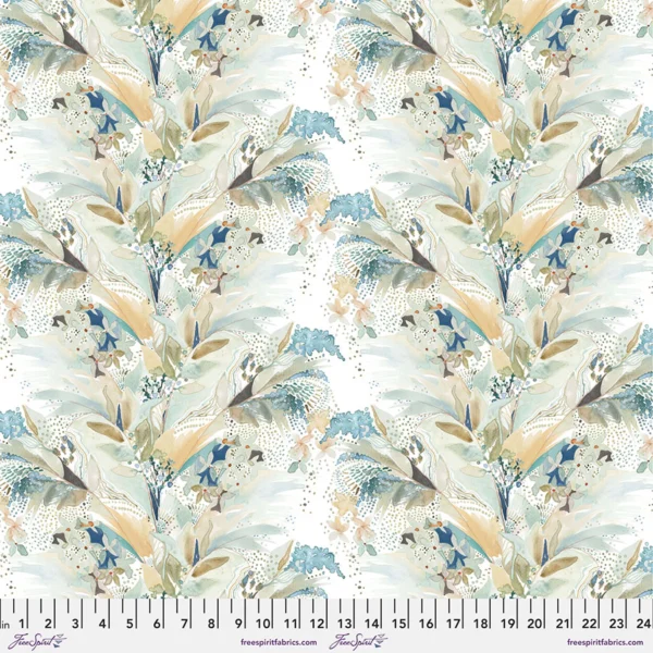 Freespirit - Natural Affinity - I Must Have Flowers Apricot - Shell Rummel - PWSR048.APRICOT