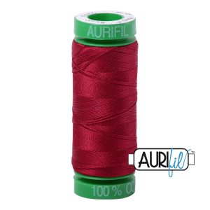 Baumwoll-Garn - Aurifil - 40wt/150m - Red Wine - 2260