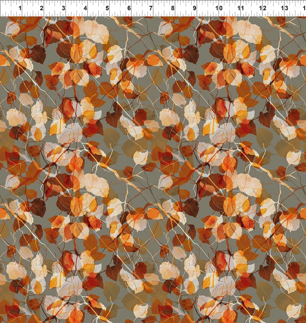 Reflections of Autumn - Branches Multi - Jason Yenter - In the Beginning Fabrics - 12RA-1